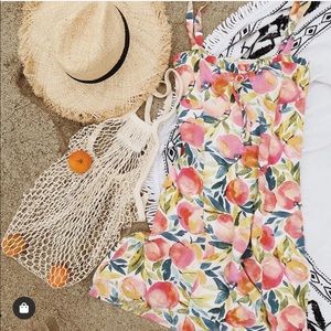 Just Peachy Sweetheart Dress